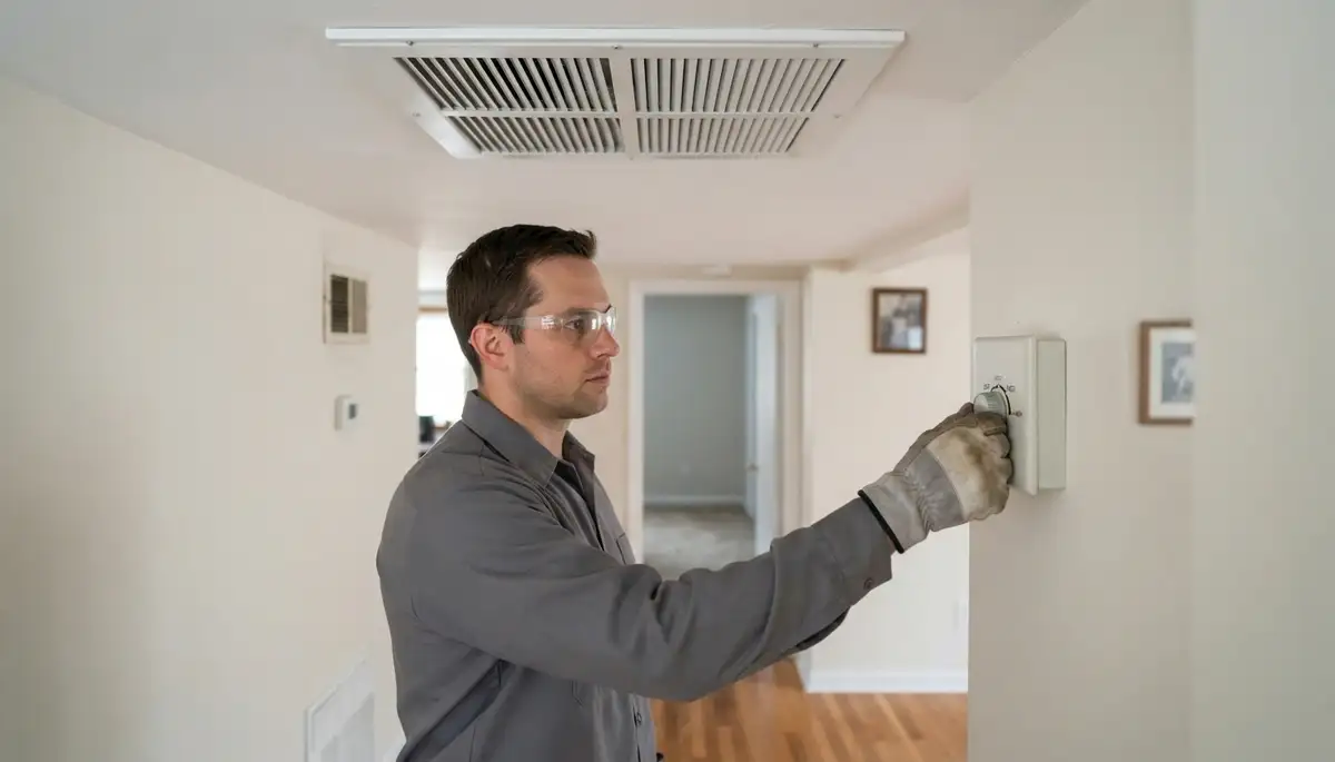 Electrician verifies whole-house fan airflow and wall speed control in an Allentown, PA home