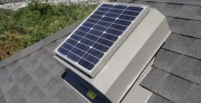 attic fan installation services with energy-efficient roof-mounted ventilation system in Allentown, PA