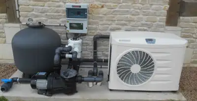 electric heater installation services with connected outdoor heating system equipment in Allentown, PA