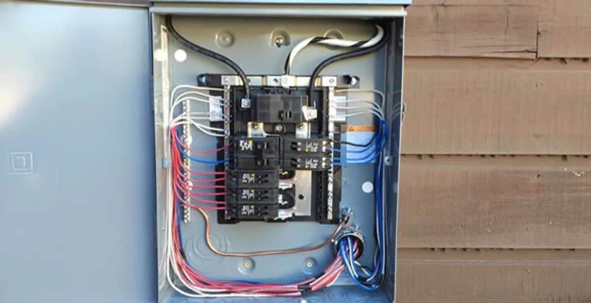electrical panel upgrade service featuring newly installed electrical panel wired by licensed electricians in Allentown, PA