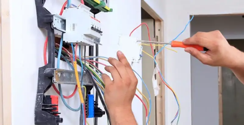 electrician services performing residential electrical panel wiring in Allentown, PA