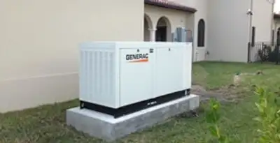 generator installation service showing standby generator professionally installed for residential power backup in Allentown, PA