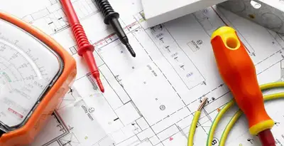 licensed electrician planning and testing electrical systems using professional tools in Allentown, PA