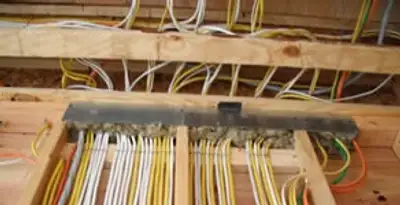 new construction wiring services with organized electrical rough-in performed by licensed electricians in Allentown, PA
