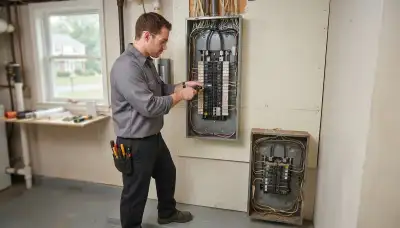 Electrical panel upgrade in an older Orefield, PA home by a local electrician