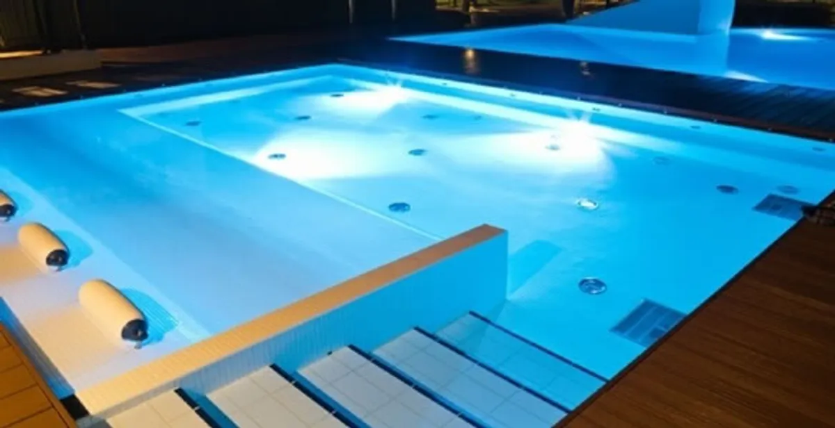 pool light installation and repair services providing modern illuminated pool lighting in Allentown, PA