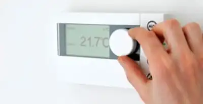 Thermostat installation service with professional adjusting temperature control in Allentown, PA