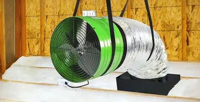 whole house fan installation services with professionally mounted ventilation fan system in Allentown, PA